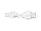 Witte USB-C kabel met USB-A connector van het merk TRONIC.