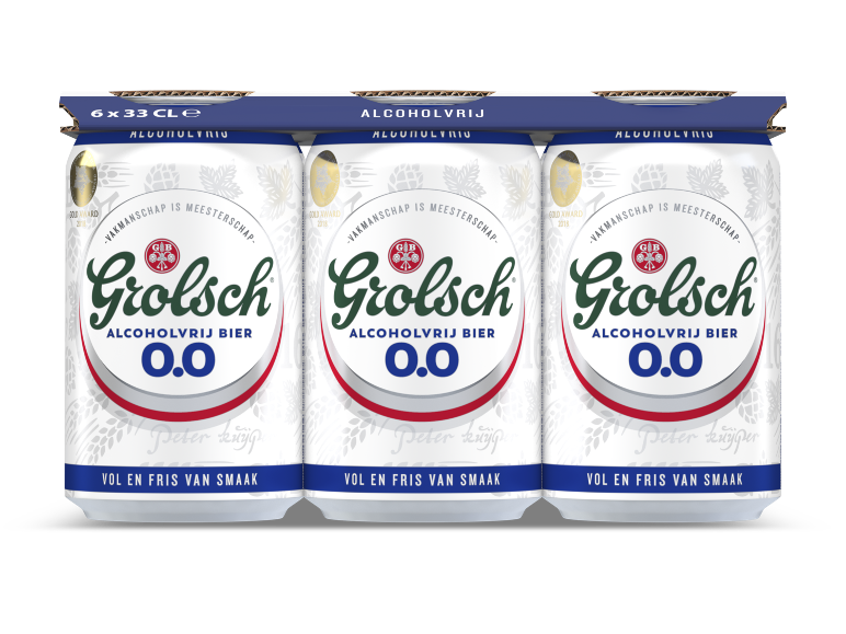 Zespack alcoholvrij bier in blik.
