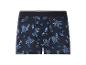 Donkerblauwe herenboxershort met wit en blauw ananaspatroon.