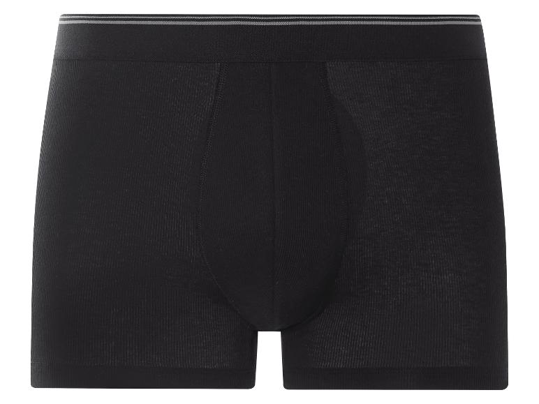 Zwarte boxershorts, klassieke stijl.