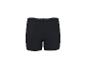 Zwarte herenboxershort met witte streep op de tailleband, achterkant.