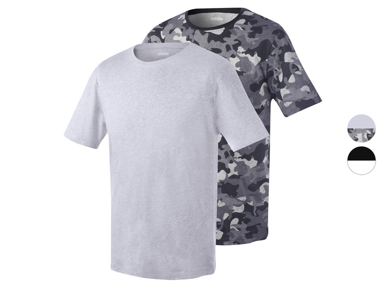 Ga naar volledige schermweergave: PARKSIDE® Heren-T-shirt, 2 stuks, strakke pasvorm - afbeelding 1