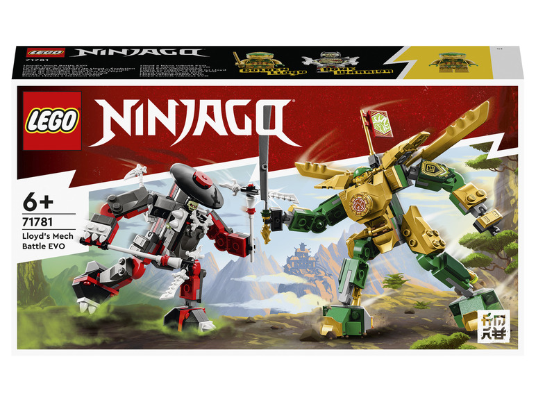 Ga naar volledige schermweergave: LEGO® NINJAGO Lloyd's Mecha Duel EVO - afbeelding 1