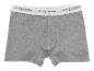 Grijze herenboxershorts met een witte tailleband met STRENESSE BLUE-tekst.
