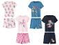 Kinderpyjamasets met diverse cartoonhondenprints en patronen.