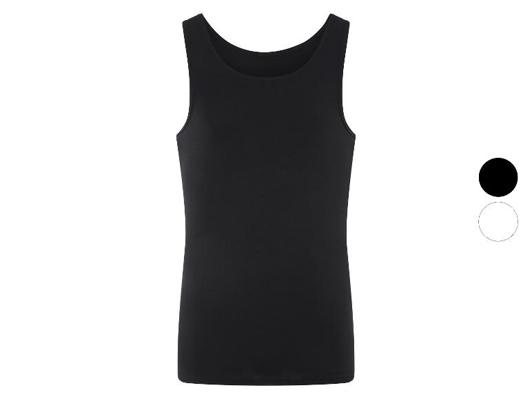 Zwarte en witte heren tanktops.