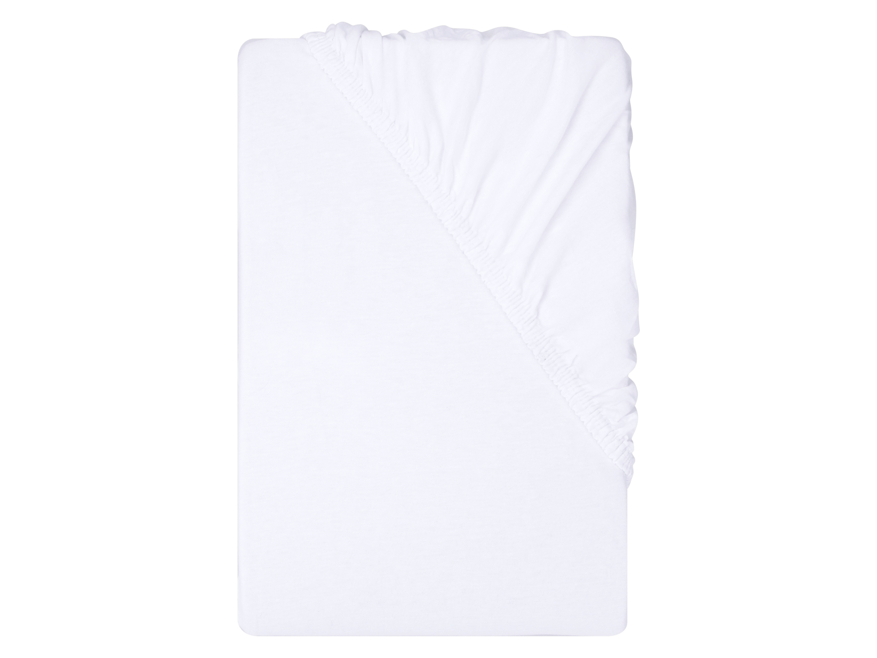 LIVARNO Jersey hoeslaken 180-200 x 200 cm (wit)