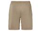 Beige jogging shorts, van achteren gezien.