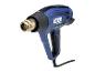 LIVARNO® heteluchtpistool »R2200-LCD« in blauw en zwart met digitaal display.