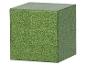 Groen, rechthoekig blok met een grasachtige textuur.