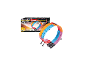Carrera GO!!! regenboog loopingset met kleurrijke baanonderdelen en verpakking