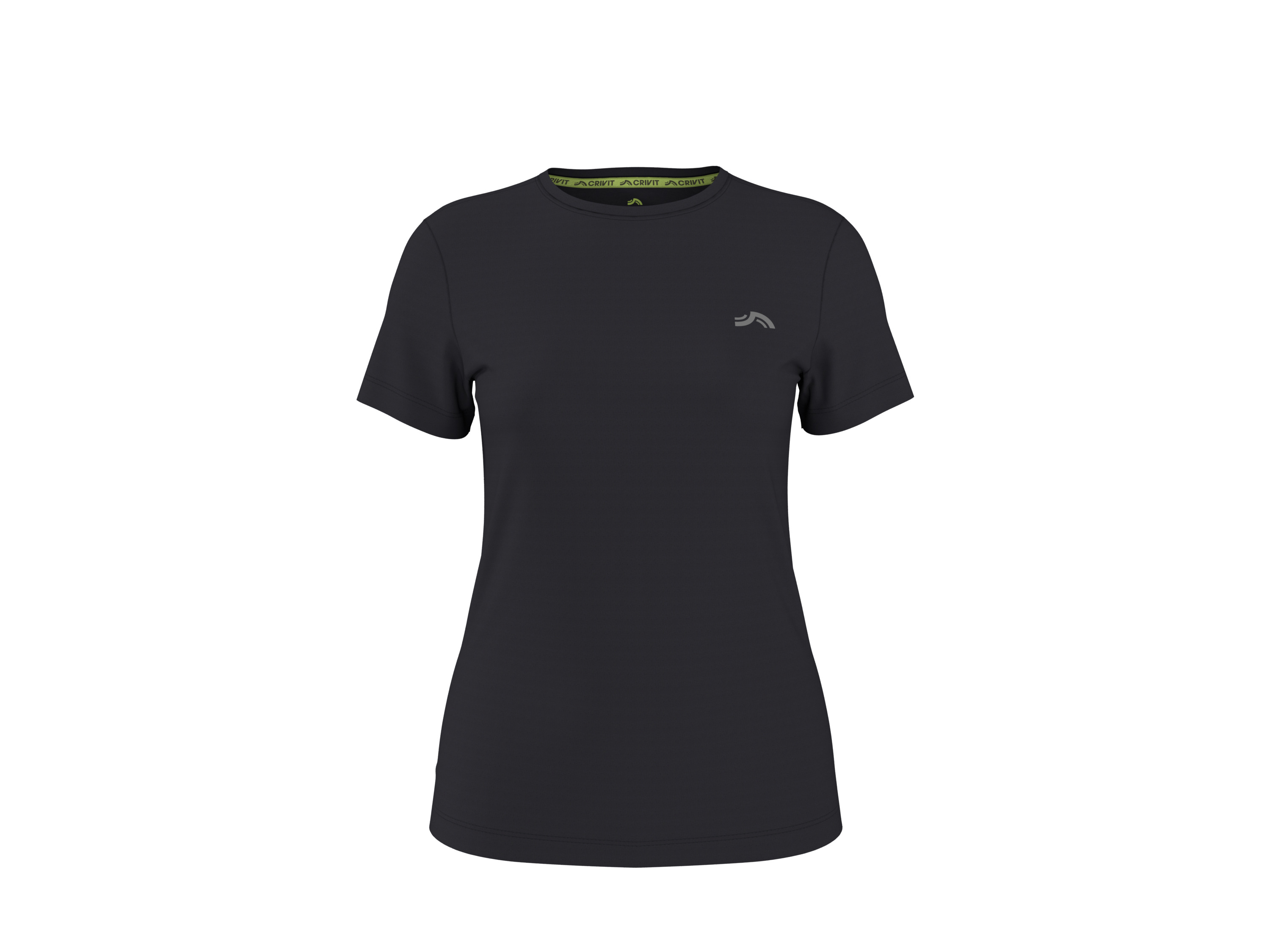 CRIVIT Dames sportshirt (Zwart, S (36/38))