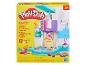 Play-Doh Rainbow Swirl Ice Cream Playset met 5 potjes boetseerklei, nettogewicht 284g.