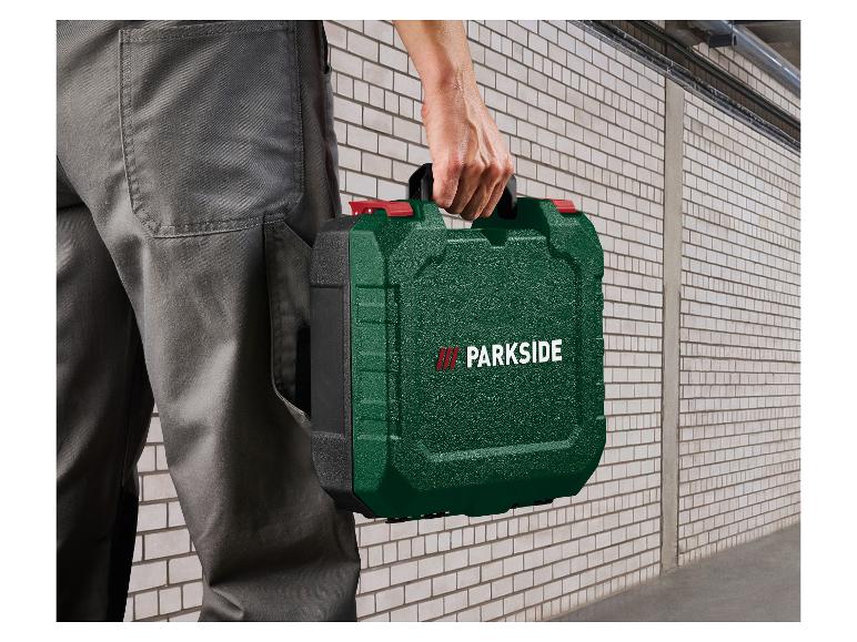 Groene Parkside gereedschapskist.