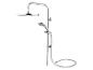 Chromen doucheset met regendouche en handdouche
