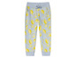 Blauwe joggingbroek met citroenprint.