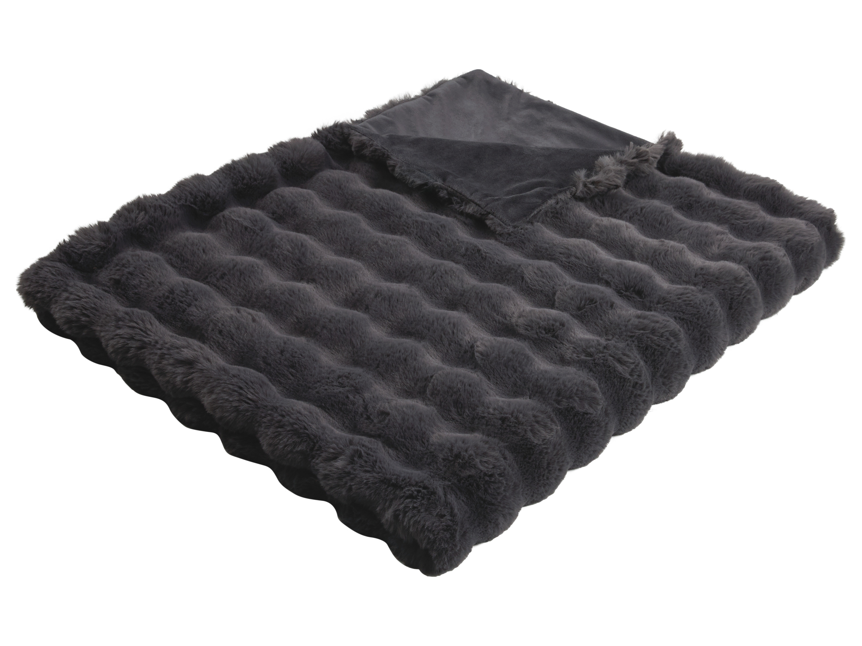 LIVARNO Plaid 130 x 170 cm (Antraciet)
