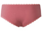 Roze onderbroek met kant.