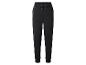 Zwarte dames joggingbroek met trekkoord in de taille en boorden.