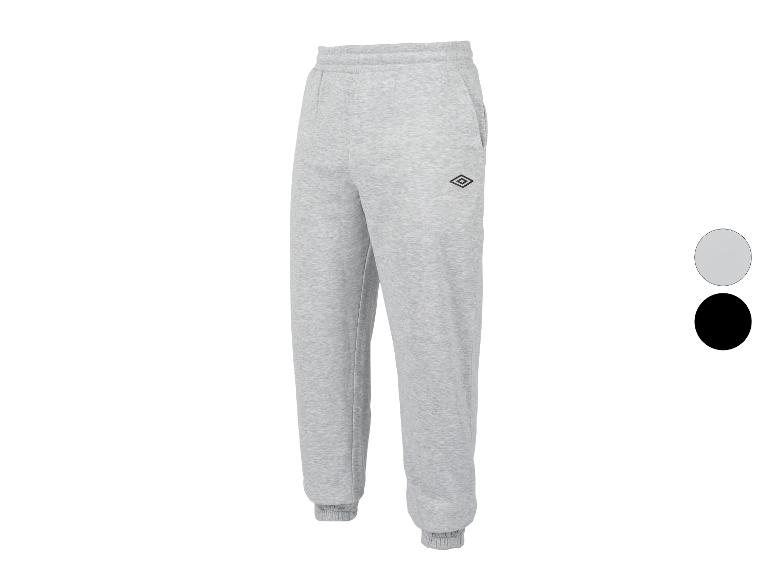 Grijze Umbro joggingbroek met logo, ook verkrijgbaar in zwart