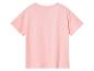 Lichtroze t-shirt voor meisjes.