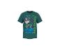 Donkergroen kinder-T-shirt met cartoonpuppy en de tekst 'WE'VE GOT DINOS TO SAVE! PAW PATROL'