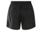 Zwarte shorts met elastische tailleband.