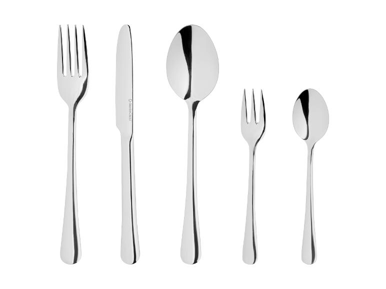 SilverCrest bestek: vork, mes, soeplepel en theelepel.