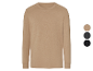 Lang mouw t-shirt in beige, zwart en donkerbeige.