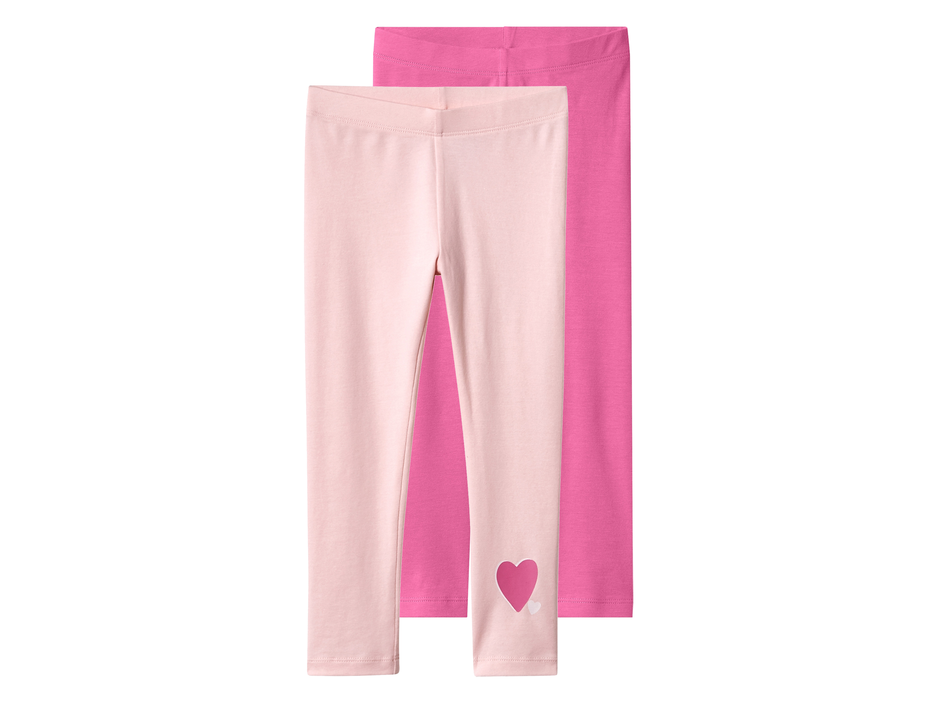 lupilu Set van 2 kinder leggings (Lichtroze, 86/92)