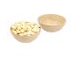 Kom met popcorn en een lege kom
