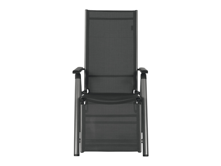 Ga naar volledige schermweergave: LIVARNO home Aluminium relaxstoel Houston zilver /grijs - afbeelding 4