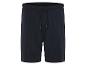 Donkerblauwe jogging shorts.