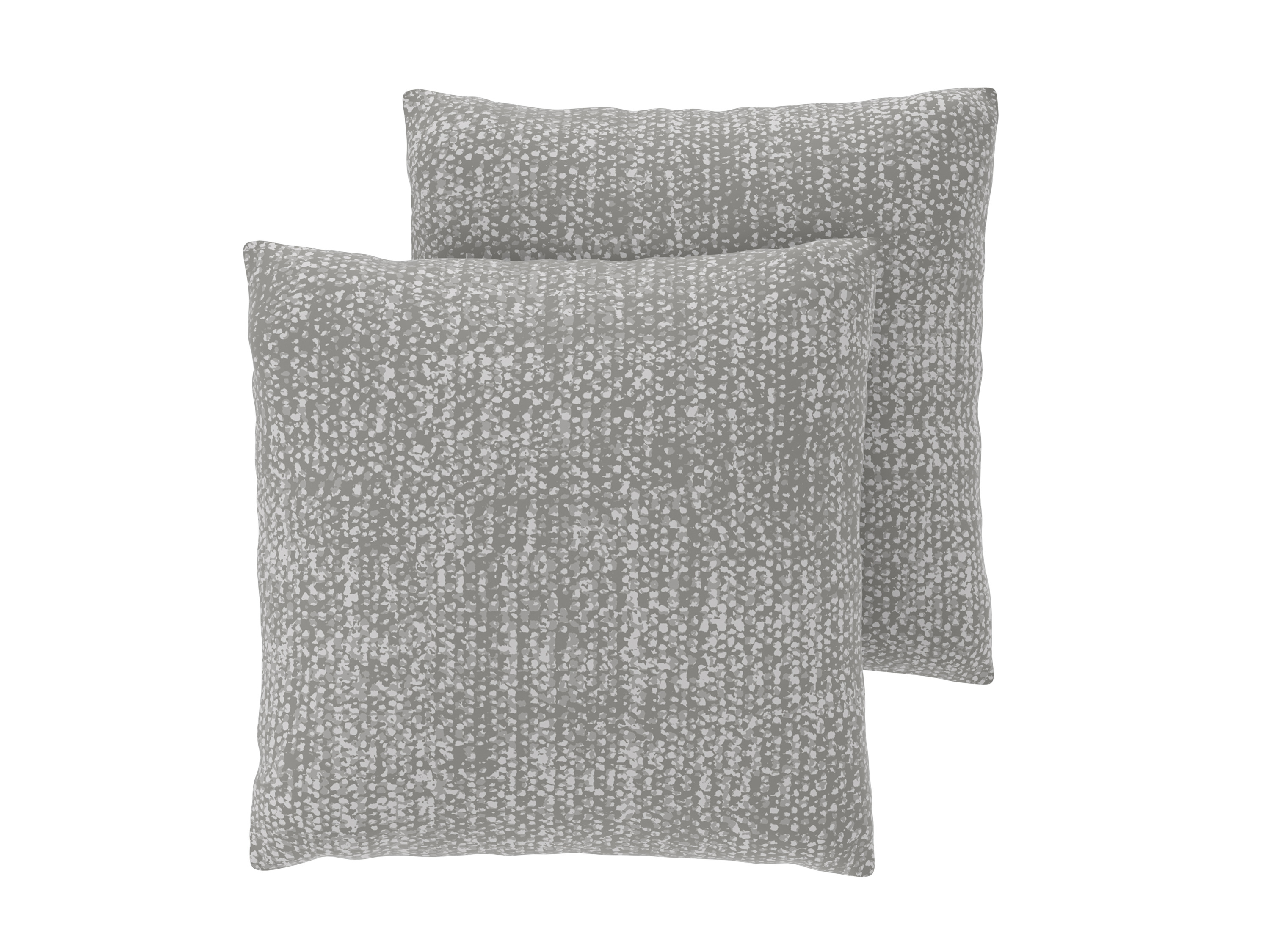 LIVARNO Flanellen kussenslopen, 50 x 60 cm, 2 stuks (antraciet)