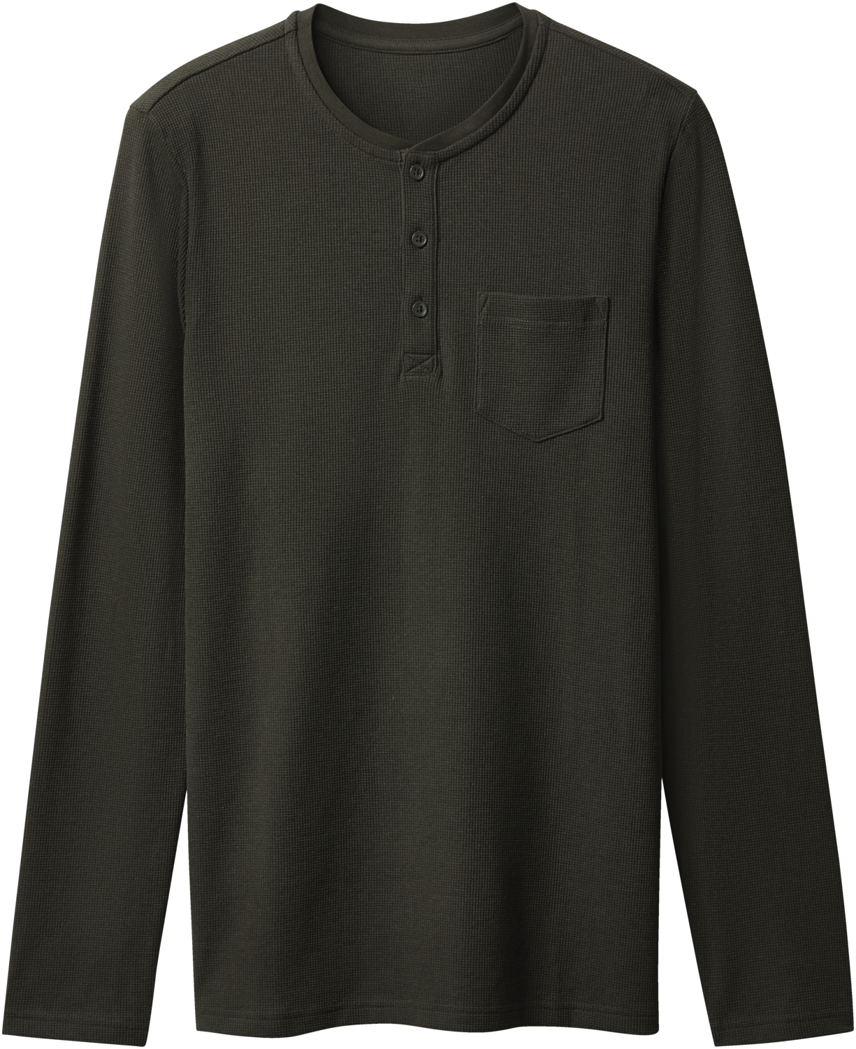 esmara Men Heren longsleeve (Donkergroen, L)
