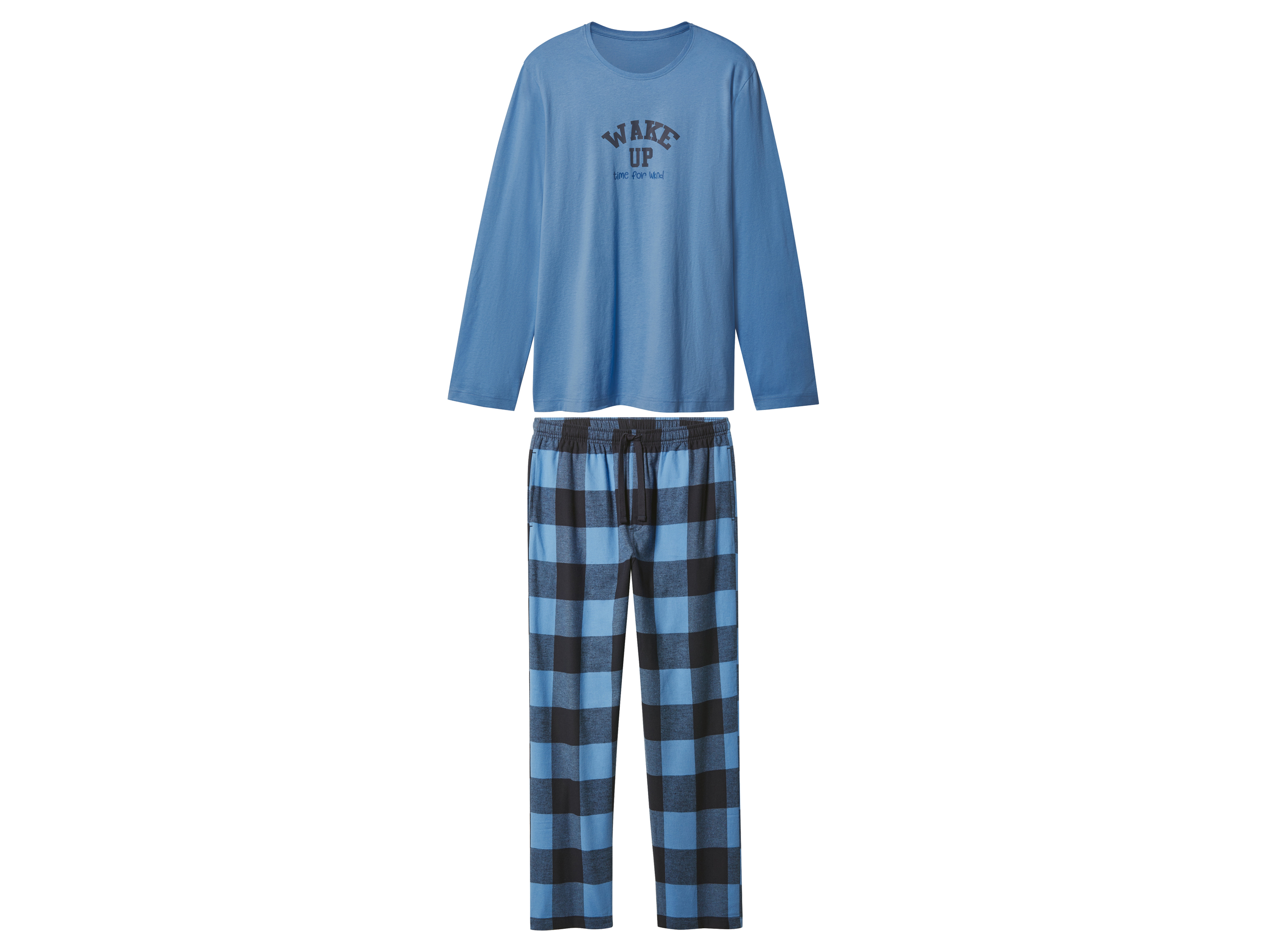 esmara Men Heren pyjama (Blauw, S)