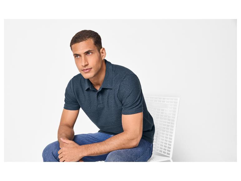 Piqué heren polo