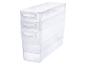 Transparante stapelbare organizers voor lades of kasten