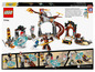 LEGO Ninjago set met een trainingsgebied en draaiende platforms.