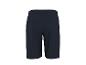 Donkerblauwe heren sweatshorts, achteraanzicht.