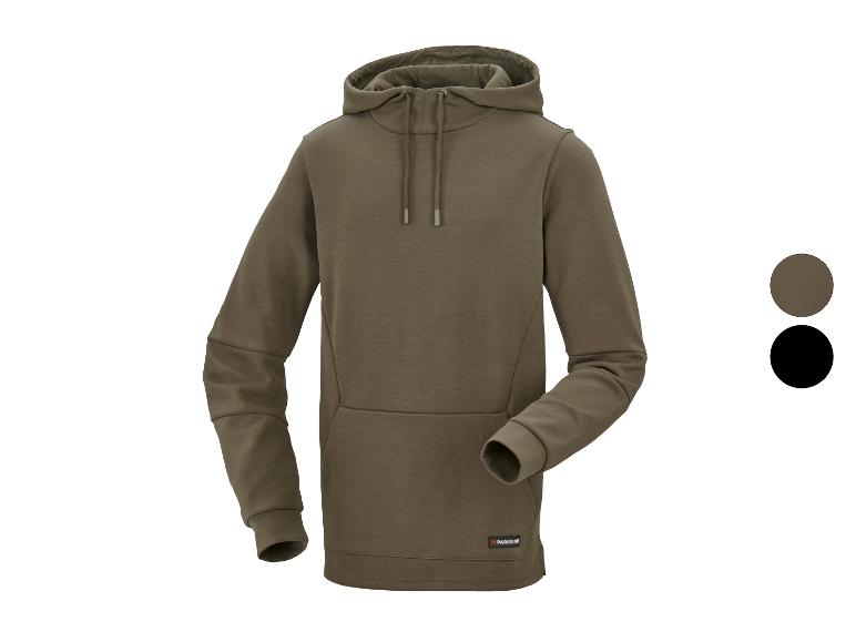 PARKSIDE hoodie in olijfgroen met trekkoord en kangoeroezak.