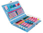 Een Peppa Pig art set met kleurpotloden, stiften en verf.