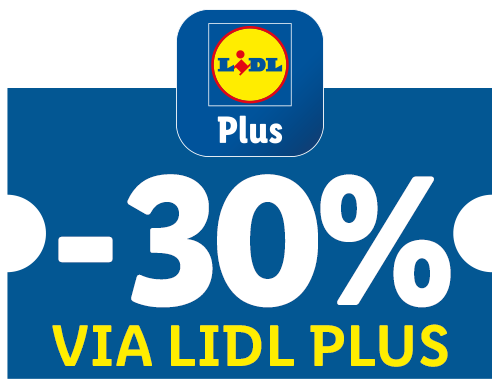 Korting: -30% via Plus