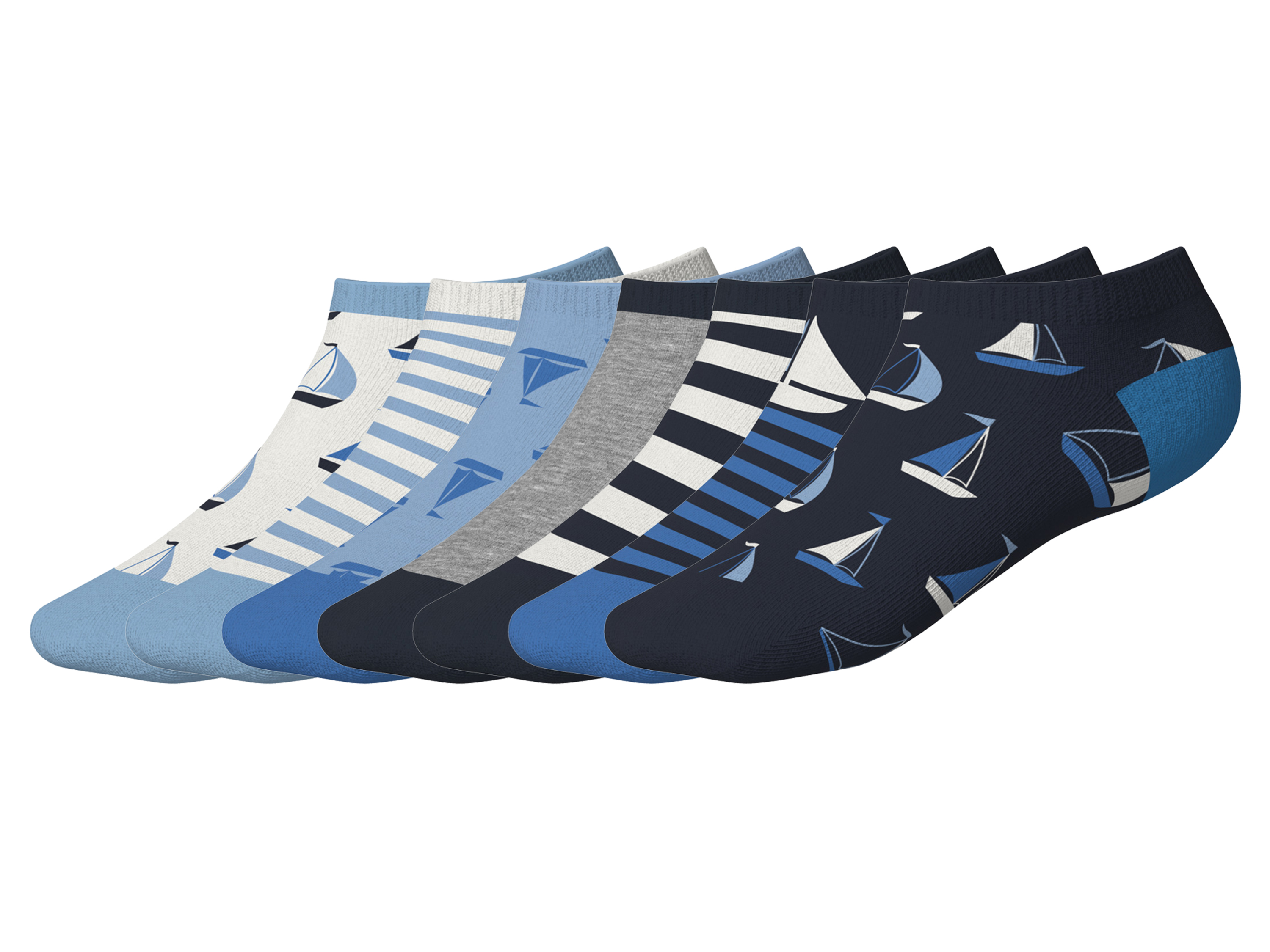 lupilu 7 Paar kinder sokken (Donkerblauw/blauw, 19-22)