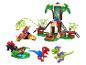 LEGO Spidey en zijn geweldige vrienden set met dinosaurussen, voertuigen en een junglebasis.