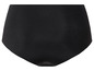 Zwarte high-waisted onderbroek.