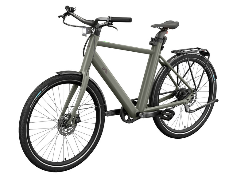 Ga naar volledige schermweergave: CRIVIT Urban E-bike Olive Green 27,5" - afbeelding 4