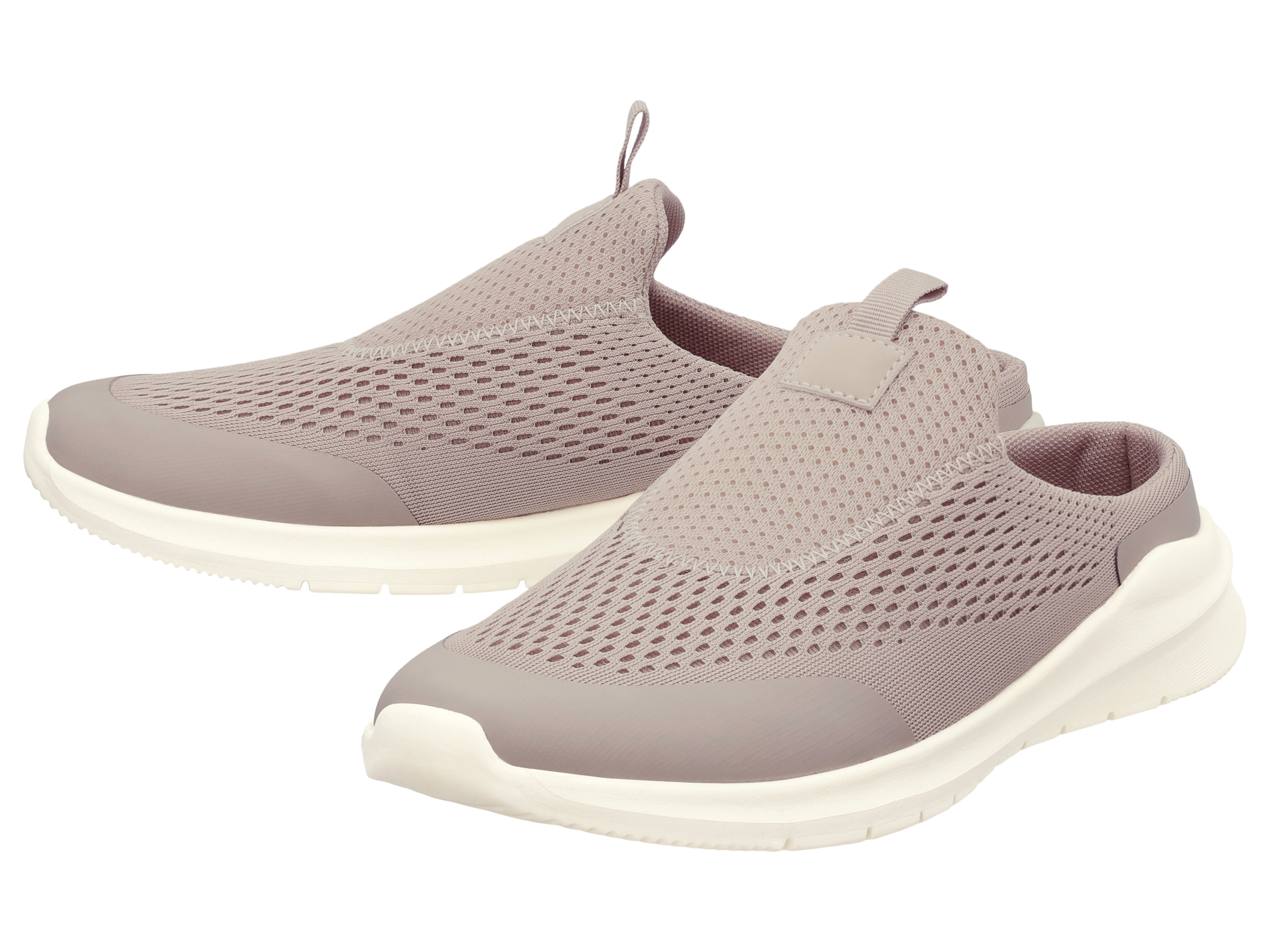 ESMARA Dames instappers - lichtgewicht mesh (Beige, 39)