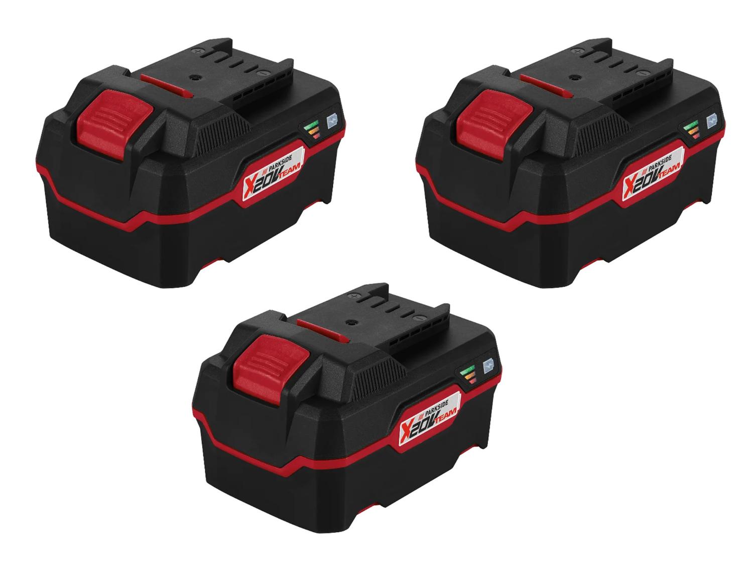 Set van 3 accu's 20 V - 4 Ah