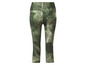 Groene leggings met marmerprint.